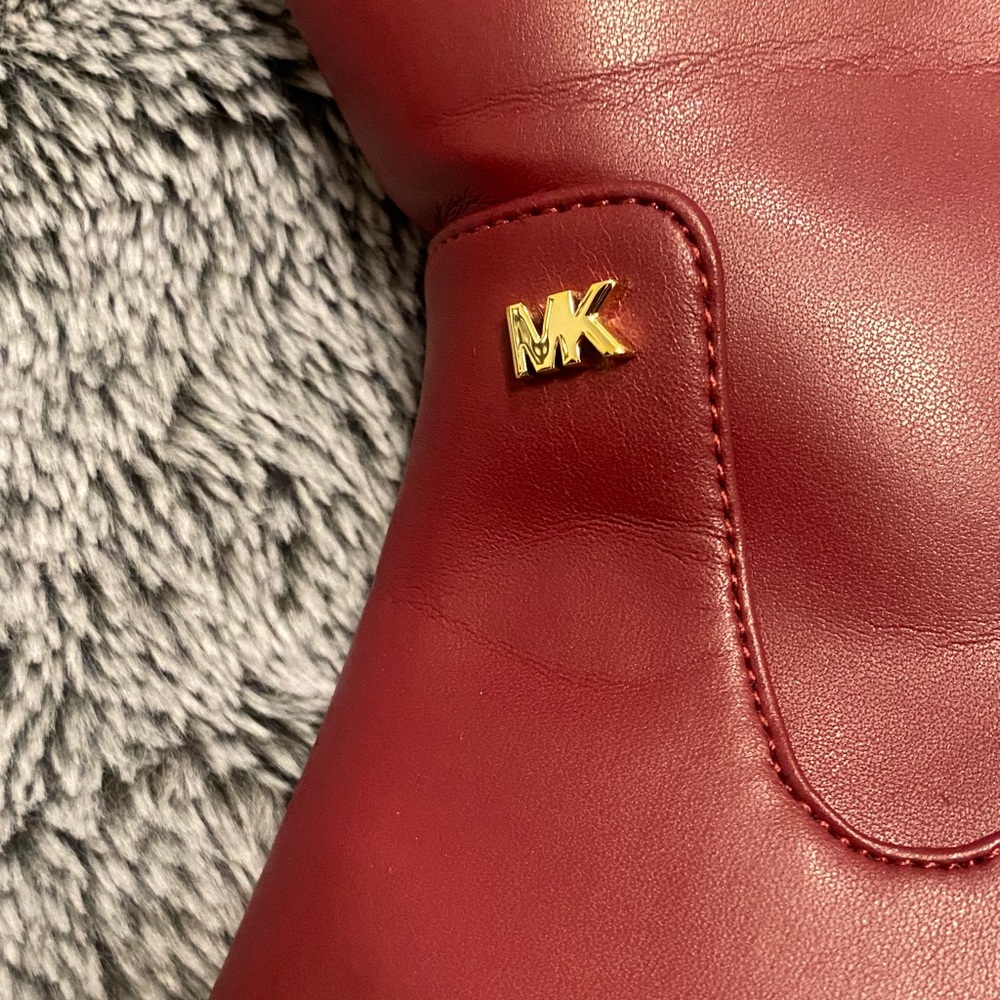 Michael Kors Burgundy Over the Knee Boots - Picture 2 of 6